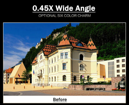 Phone Lens Kit 0.45x Super Wide Angle & 12.5x Super Macro Lens HD Camera Lentes for iPhone 12 11 Xiaomi Huawei All Cellphone