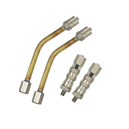 Upgrade 360L Excavator Hydraulic Copper Pipe Quick Connector Set For 1/14 RC Hydraulic Excavator JD-106 Engineering vehicle Part