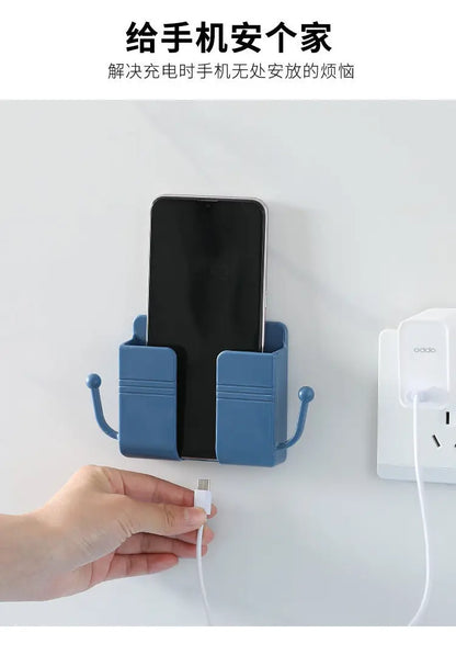 Stick on Wall mobile phone bracket mobile phone bracket artifact bedside mobile phone box mobile phone shelf