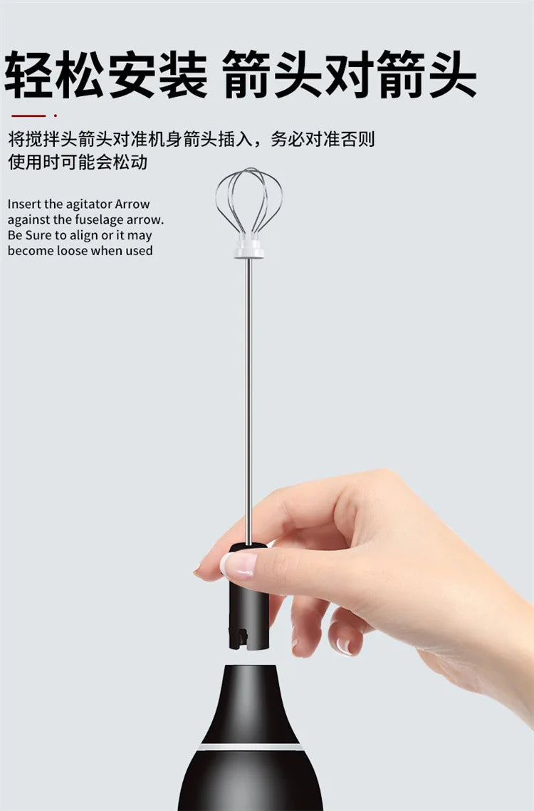 New hand-held electric egg beater milk beater automatic coffee blender milk bubbler electric blender whisk  kitchen tools