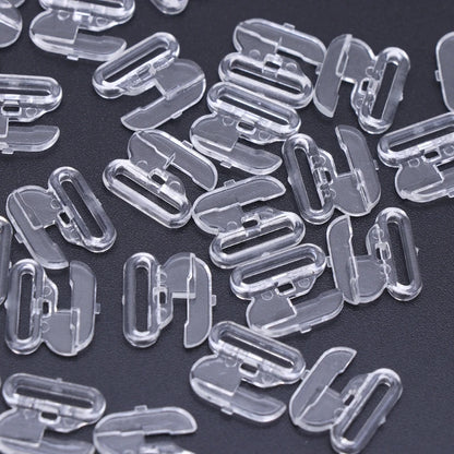 50pcs Bikini Clips Hook Snap Bra Clasps Swimsuit Buttons Apparel Sewing Buckles