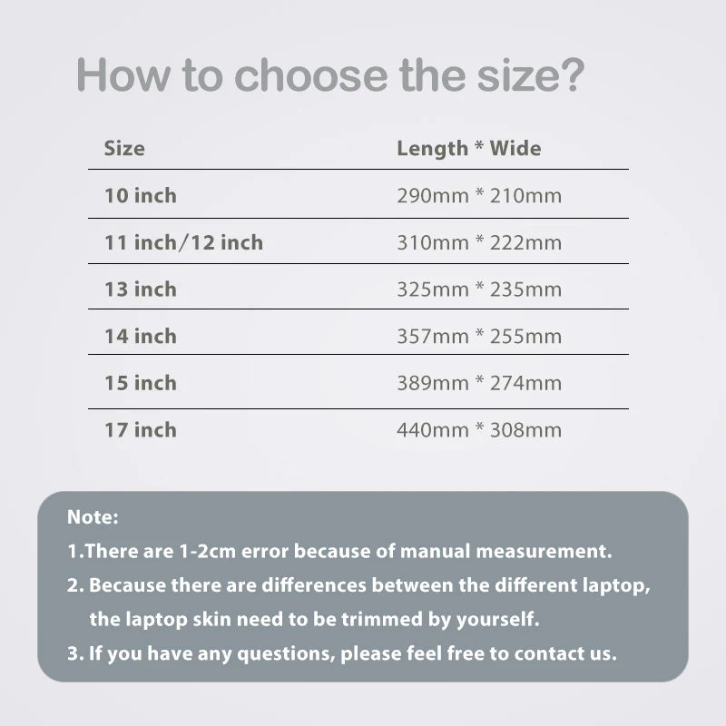 DIY Laptop Film Left and Right Brain Cover Laptop Sticker Laptop Skin 12/13/14/15/17-inch Art Decal Laptop Decoration