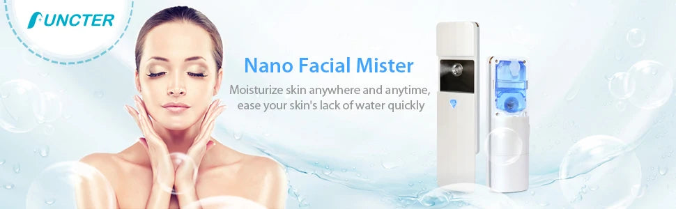 New Facial Moisturizing Beauty Instrument Face Skin Care Portable Home Spa Nanotechnology Nano Facial Steamer Humidifier Tool