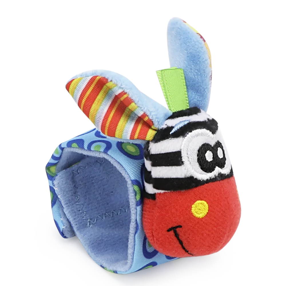 1PairBaby Toys 0-6-12 Months Cute Stuffed Animals Baby Rattle Socks Wrist Baby Rattles Newborn Toys Make Sounds Games For Babies