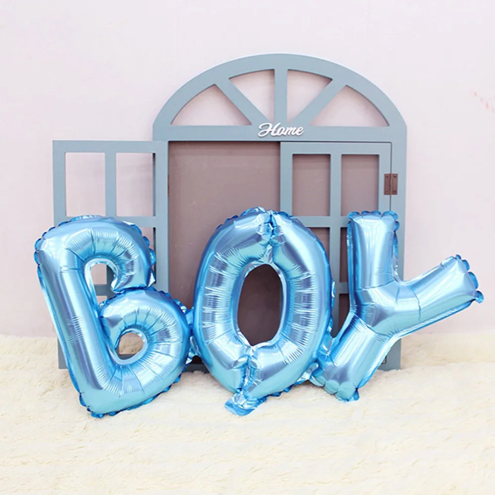 1pcs Boy Girl Balloon Aluminum Foil Birthday Balloon Gender Party Baby Shower Party Supplies Party Decoration Party Decor