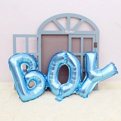 1pcs Boy Girl Balloon Aluminum Foil Birthday Balloon Gender Party Baby Shower Party Supplies Party Decoration Party Decor