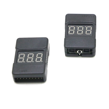 BX100 1-8S Lipo Battery Voltage Tester/ Low Voltage Buzzer Alarm/ Battery Voltage Checker with Dual Speakers