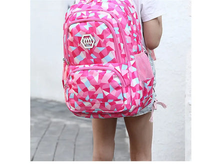 School Bags for Teenagers Girls Schoolbag Large Capacity Boys Printing School Backpack Set Rucksack Bagpack Kids Cute Book Bags