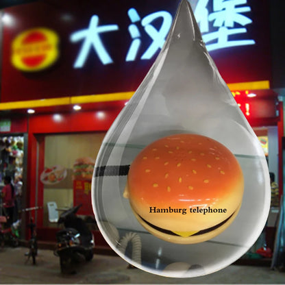 Cheeseburger Burger Phone Telephones Landline Corded Phone Desktop Phone For Home Hotel Office Decoration telefono fijo fixo