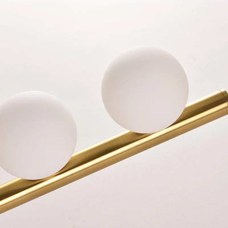 Modern ball wall lamp Decorative luxury wall light for Corridor TV Background Golden Black Mirror Vanity G9 bedside reading lamp