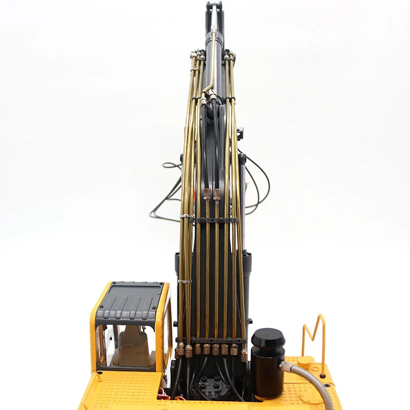 Upgrade 360L Excavator Hydraulic Copper Pipe Quick Connector Set For 1/14 RC Hydraulic Excavator JD-106 Engineering vehicle Part