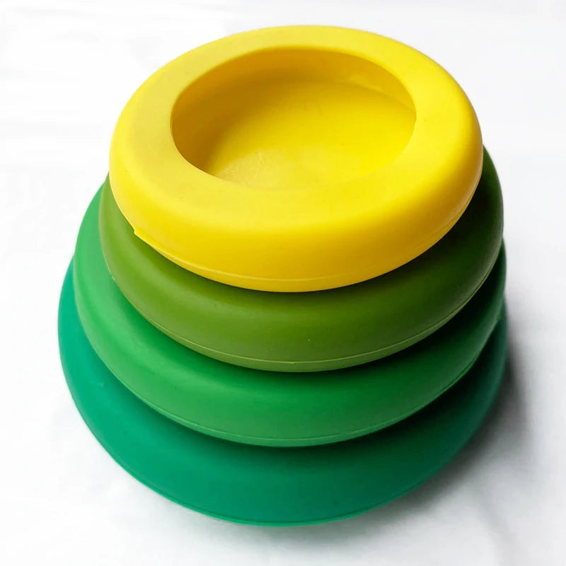 6pc Silicone Stretch Lids Pot Cover Durable Food Save Cover Heat Resisting Fits All Sizes Shapes Containers Kitchen Accessories