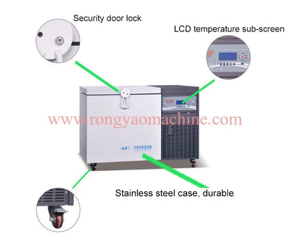 -60 Degree Horizontal Freezer Fridge Supermarket