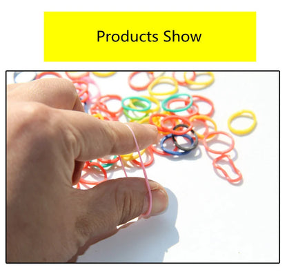 100pcs Pet Dog Grooming Rubber Band Pet Accessories Colorful Pet Supplies Elastic Pet Hair Product Hairpin Hair Accessory