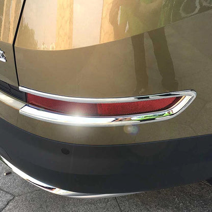 For Skoda Kodiaq Accessories 2017 2018 2019 2020 ABS Chrome Car Rear Back Fog Light Lampshade Cover Trim Auto Styling Sticker