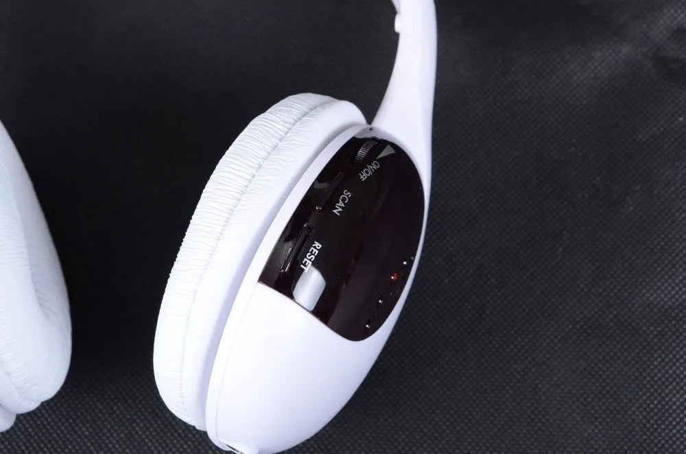 5-in-1 Wireless Headset TV Headset Computer Game RF Wireless Headset  Wireless Headset Stereo Headphone for IPod MP3 FM TV PC