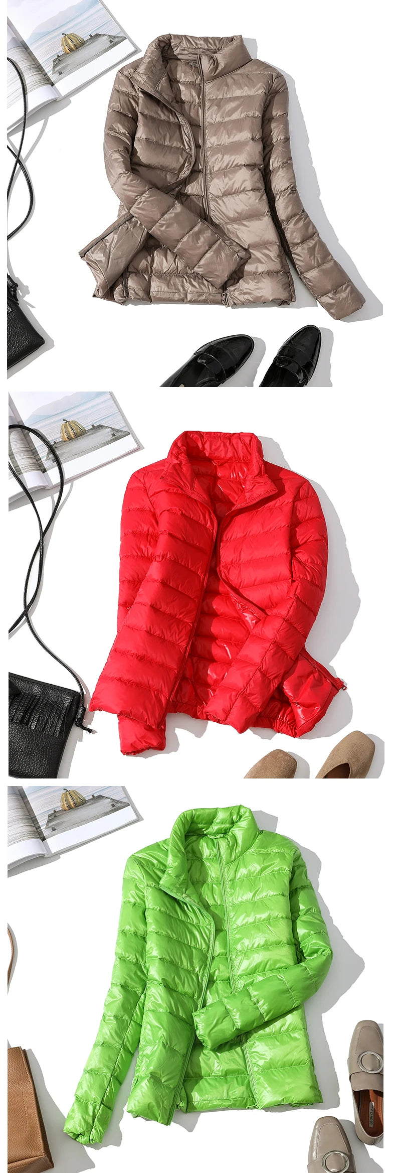 Winter Women Down coats Duck Down Jacket Women Ultra Light Down Jacket Feather Jacket Women's Overcoat Windbreaker Coats