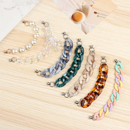 Mobile Phone Straps Phone Pendant Lanyard Decoration Phone Case Anti Lost Chain Beaded Secure for DIY Phone Case Accessory