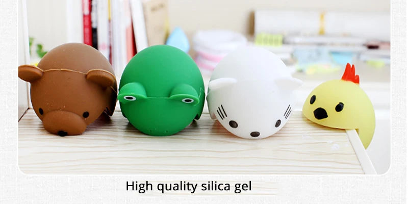 Cute Cartoon Baby Safety Furniture Corner Guards Soft Child Baby Safety Silicone Table Desk Corner Protector Edge Cover