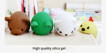 Cute Cartoon Baby Safety Furniture Corner Guards Soft Child Baby Safety Silicone Table Desk Corner Protector Edge Cover