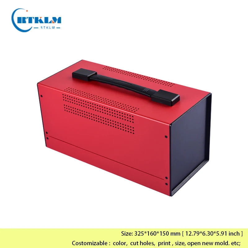Electronics housing for amplifier diy instrument case Iron project box iron pcb junction box metal box 325*160*150mm