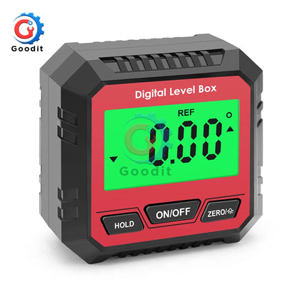 Angle Protractor Universal Magnet Ruler 90° 180° Digital Inclinometer Level Meter Goniometer Angle Bevel Tester Measuring Tools