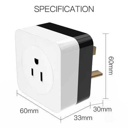 Alexa Compatible Smart Wall Socket Air Conditioner Companion Plug IR Remote Control Support Plug 16A US UK EU Plug Tuya Smart