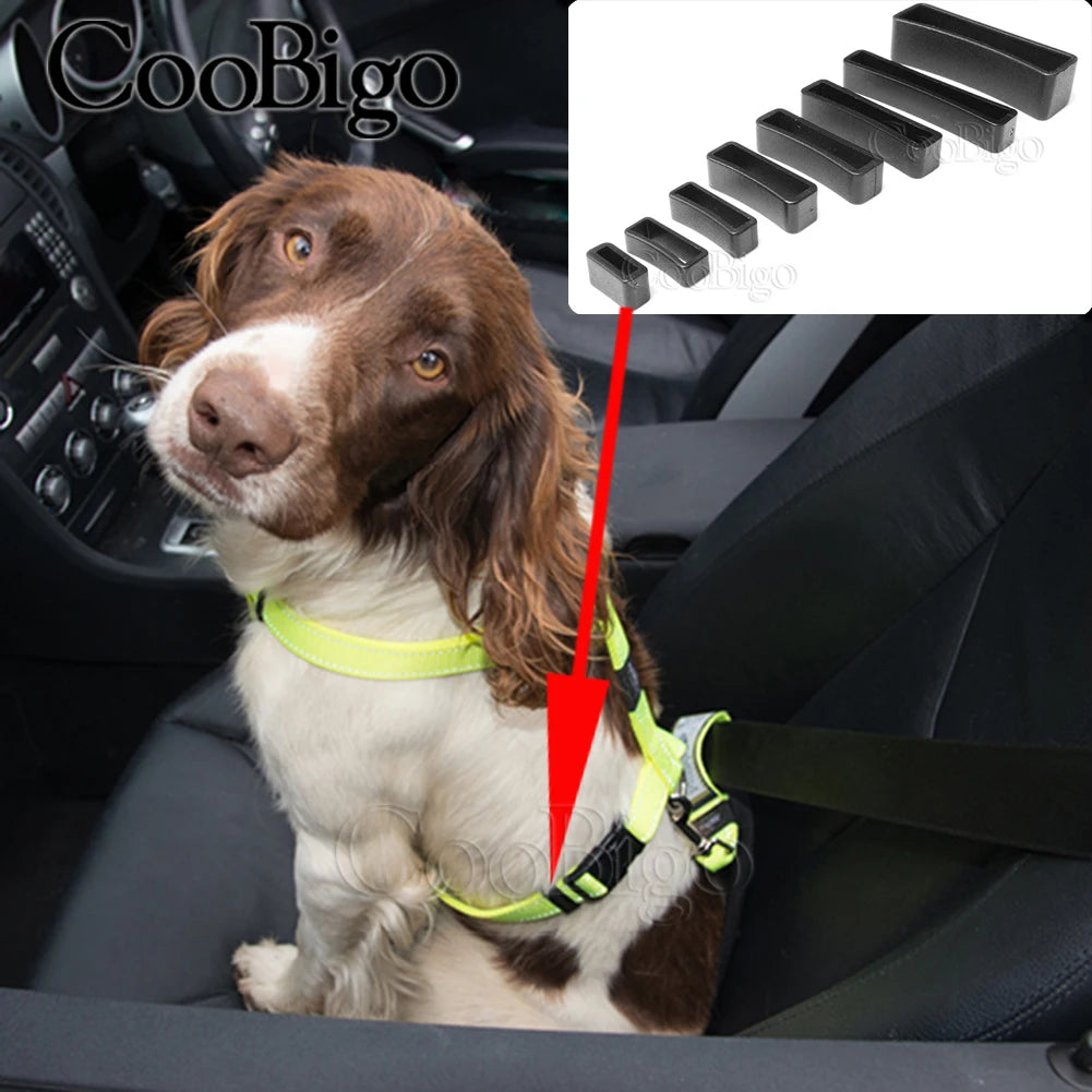 10pcs/pack Plastic Belt Loop Keeper Square Loop Buckles Belt Harness Backpack Straps