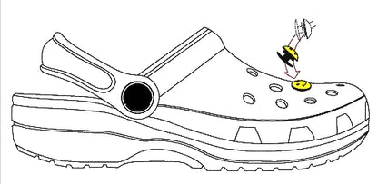 Hot Sale 1pcs PVC Shoe Charms Cactus Smiling Face Sandal Accessories DIY Shoe Decoration For Clog Sandal Kids X-mas Gifts