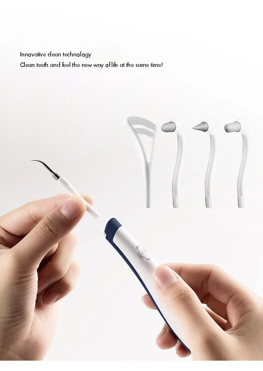 Water Flosser Cordless Dental Oral Irrigator for Teeth with LED Light and 3 / 5 Jet Tips, 4 Modes, Dental Calculus Remover