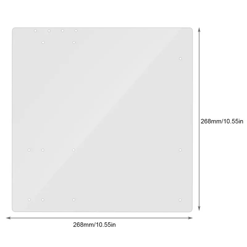 Computer Motherboard Base Stand Transparent Computer Bracket Acrylic Open Frame Computer Case For ATX/M-ATX/ITX Motherboard