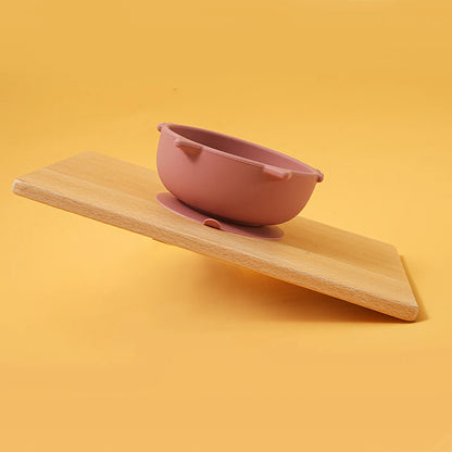 New Silicone Baby Feeding Bowl Tableware for Kids Waterproof Suction Bowl Feeding Bowl BPA Free Silicone Dishes for Baby Bowl
