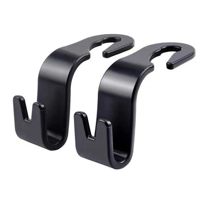 Universal Car Seat Back Hook Phone Holder PP Car Accessories Interior Portable Storage Hook for Car Bag Purse Cloth Hanger Drop