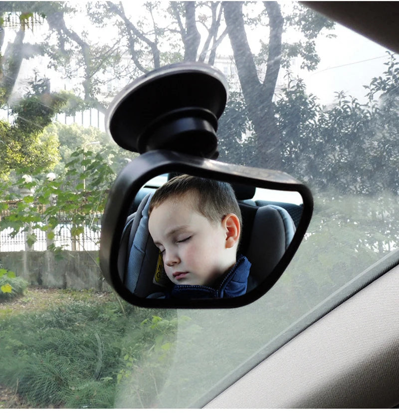 2 in 1 Mini Safety Car Back Seat Baby View Mirror Adjustable Baby Rear Convex Mirror Car Baby Kids Monitor Car-styling
