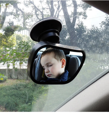 2 in 1 Mini Safety Car Back Seat Baby View Mirror Adjustable Baby Rear Convex Mirror Car Baby Kids Monitor Car-styling
