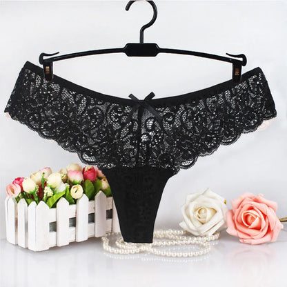 Sexy Ladies Mesh Transparent Panties Thongs G-String Female lingerie Fashion Low-Rise Women Underwear Seamless Briefs