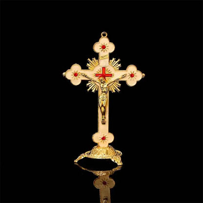 Big cross crucifix station christ catholic jesus statue large religious prayer church decoration car church decoration