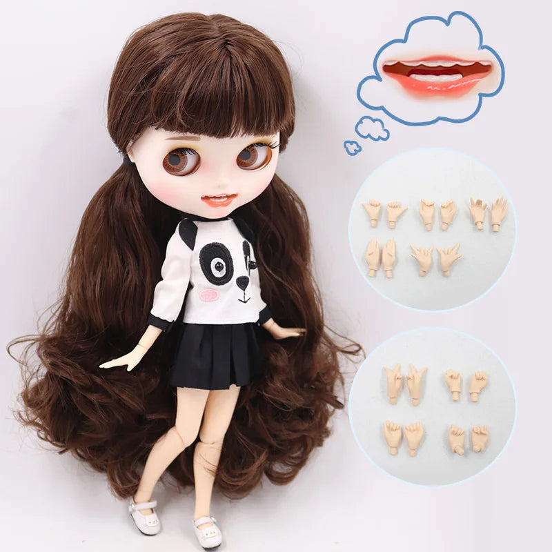 ICY DBS Blyth Doll Combo Clothes Shoes Hand Set Included Children Toy Gift 1/6 BJD Ob24 Anime Girl Azone M