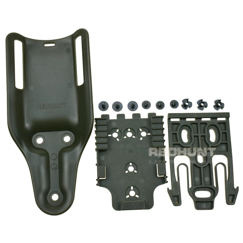 Gun Hoster Accessories Mid-Ride Belt Loop Adapter Loop Mid-Ride Drop Low-Ride Universal Belt Loop Quicck Locking Kit