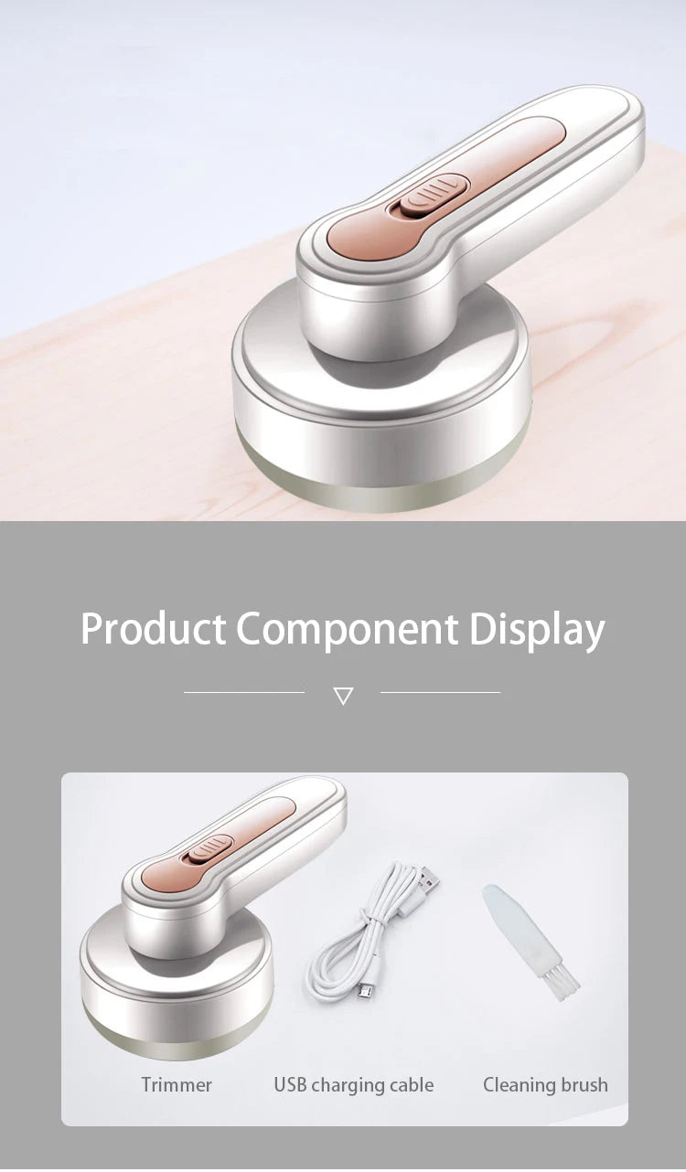 Lint Remover Clothes Fuzz Pellet Trimmer Machine Electric Portable Chargeable Fabric Shaver Removes for Clothes Spools Removal