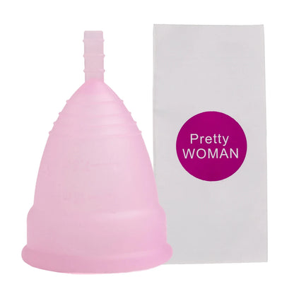 Medical Grade Silicone Menstrual Cup feminine hygiene menstrual cup women Lady menstrual period cup coletor menstrual