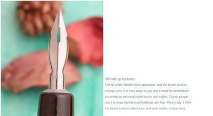 Japanese craftsman nikko TACHIKAWA comic nib G/D/round/student/whistle nib Painting, stationery, student supplies