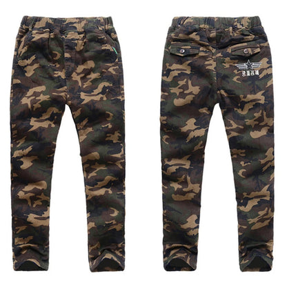 2022 Boys Camouflage Joggers Casual Cargo Pants for Boys Kids Cotton Trousers Clothes Teenage Boys Joggers Clothing 3-14 Years