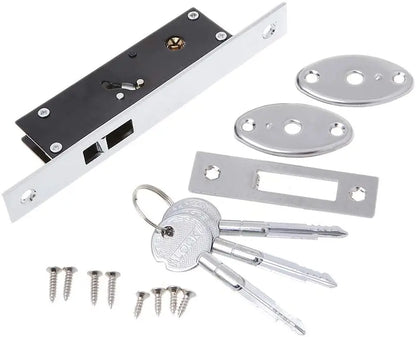 Sturdy Aluminum Alloy Sliding Door Hook Lock Key Cerradura de Gancho para Puerta Corrediza de Aluminio