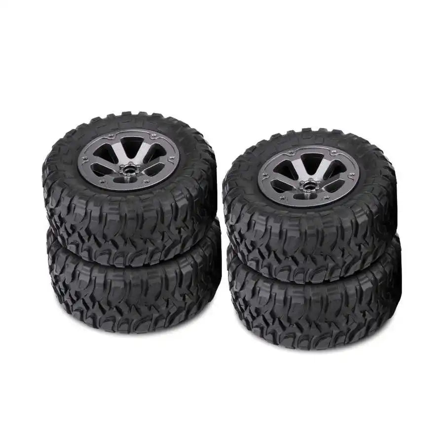 4Pcs 1:16 Crawler Tires Rubber Anti-skid Tyres RC Accessory Remote Control Militaty Car Part