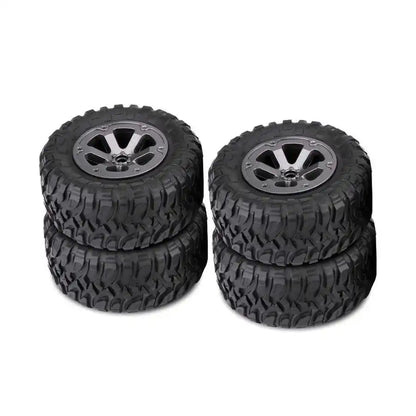 4Pcs 1:16 Crawler Tires Rubber Anti-skid Tyres RC Accessory Remote Control Militaty Car Part