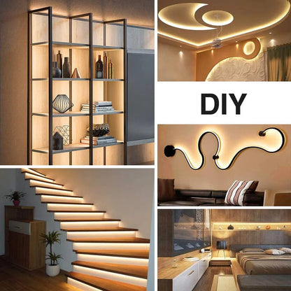 LED Strip Light 2835 5050 USB Bluetooth Flexible Lamp Tape 3key Sound Sensor RGB Ribbon 1M 2M 3M 4M DC5V Decoration TV BackLight