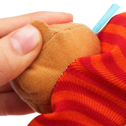 1PairBaby Toys 0-6-12 Months Cute Stuffed Animals Baby Rattle Socks Wrist Baby Rattles Newborn Toys Make Sounds Games For Babies