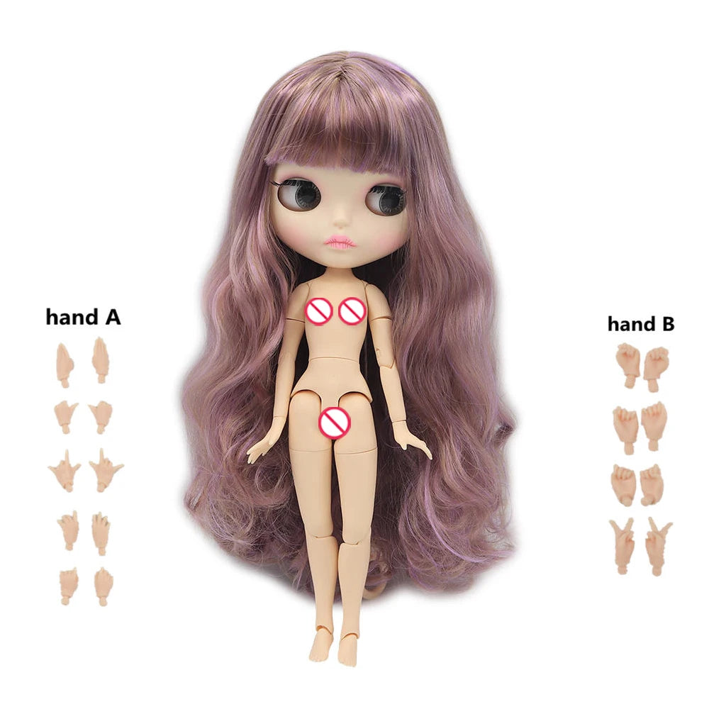 ICY DBS Blyth Doll 1/6 joint body fashion doll girl Gift Special Offer on sale with hand set A&B