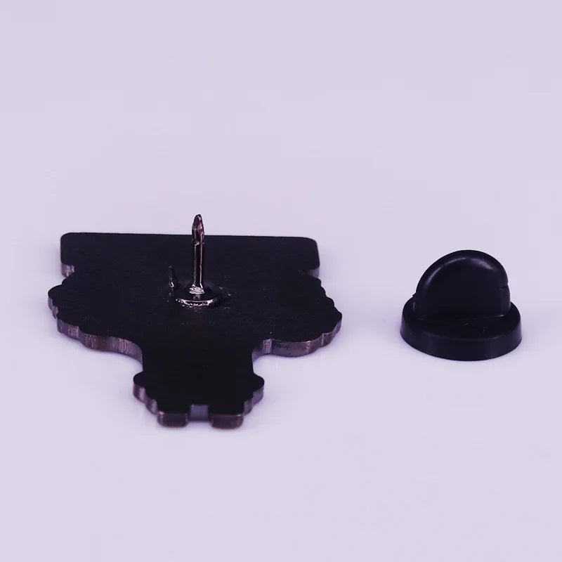 Vegan Enamel Pin Hamburger Broccoli Carrot Pussy Vegetarian Vegetables Badge Cartoon Brooch